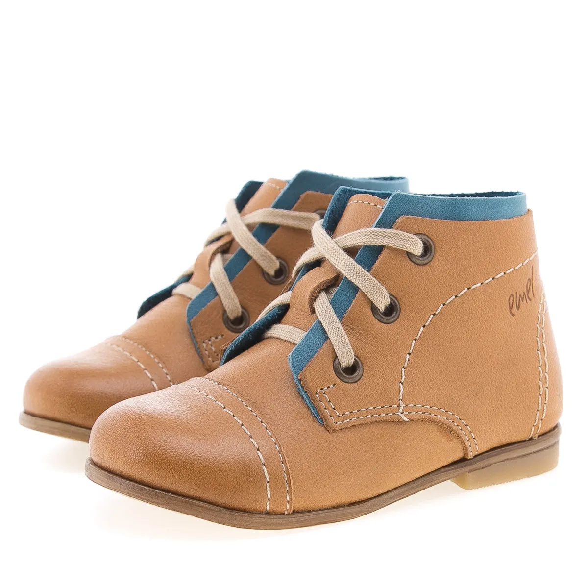(2438-33) Emel brown first classic shoes