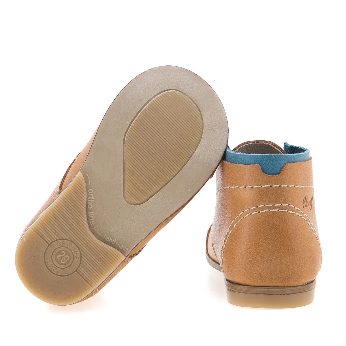 (2438-33) Emel brown first classic shoes