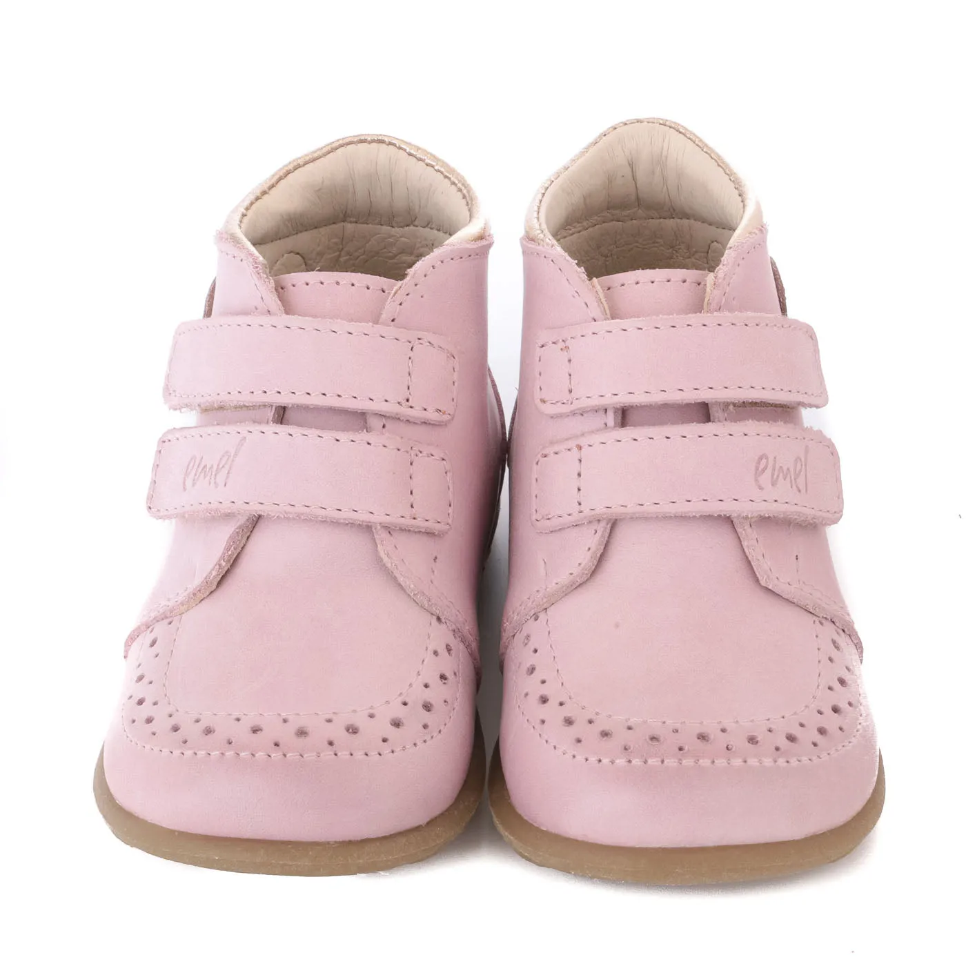 (2439-4) Emel first shoes pink velcro