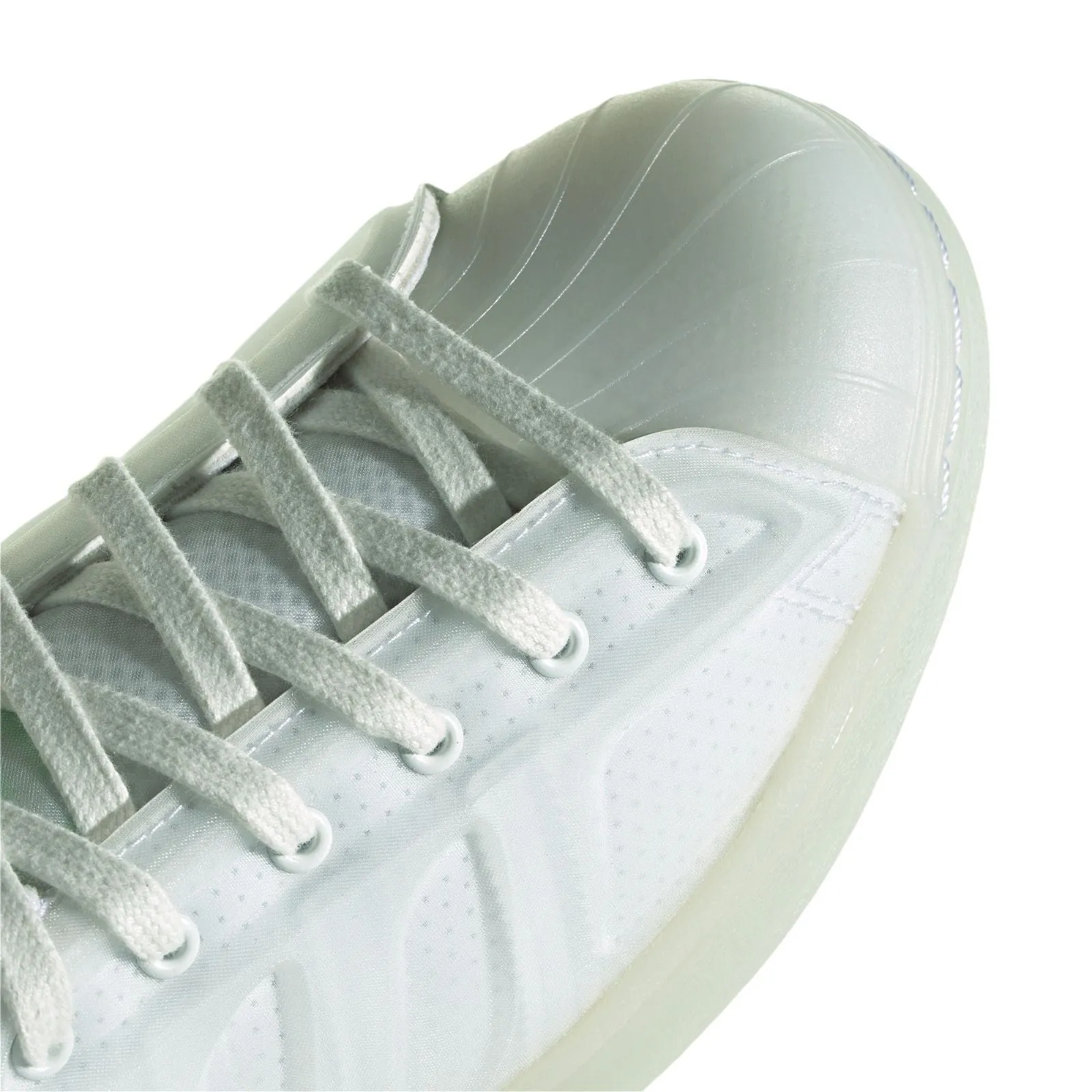 adidas Originals Women's Superstar Futureshell Shoes - Cloud White / Glory Mint