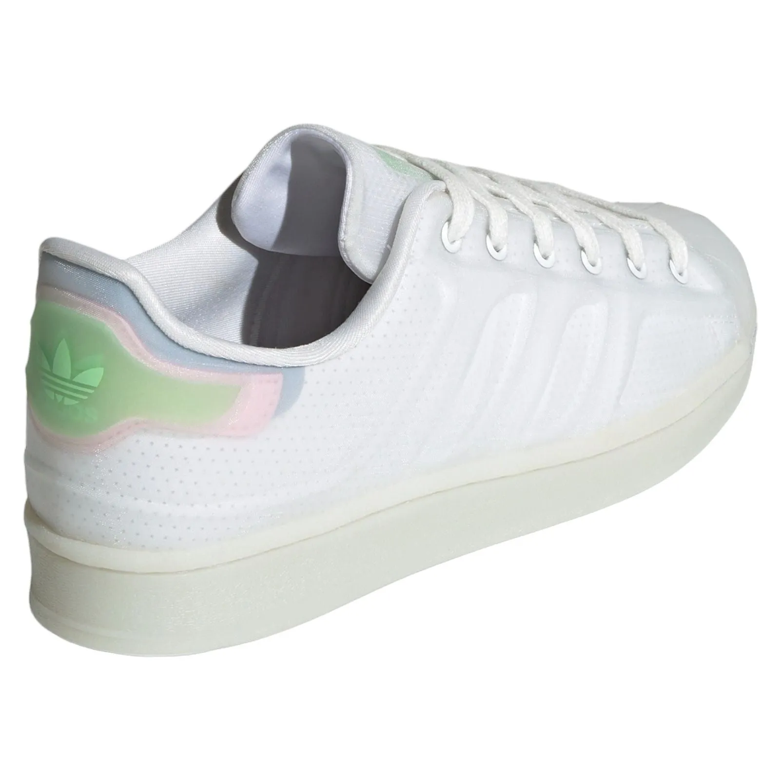 adidas Originals Women's Superstar Futureshell Shoes - Cloud White / Glory Mint