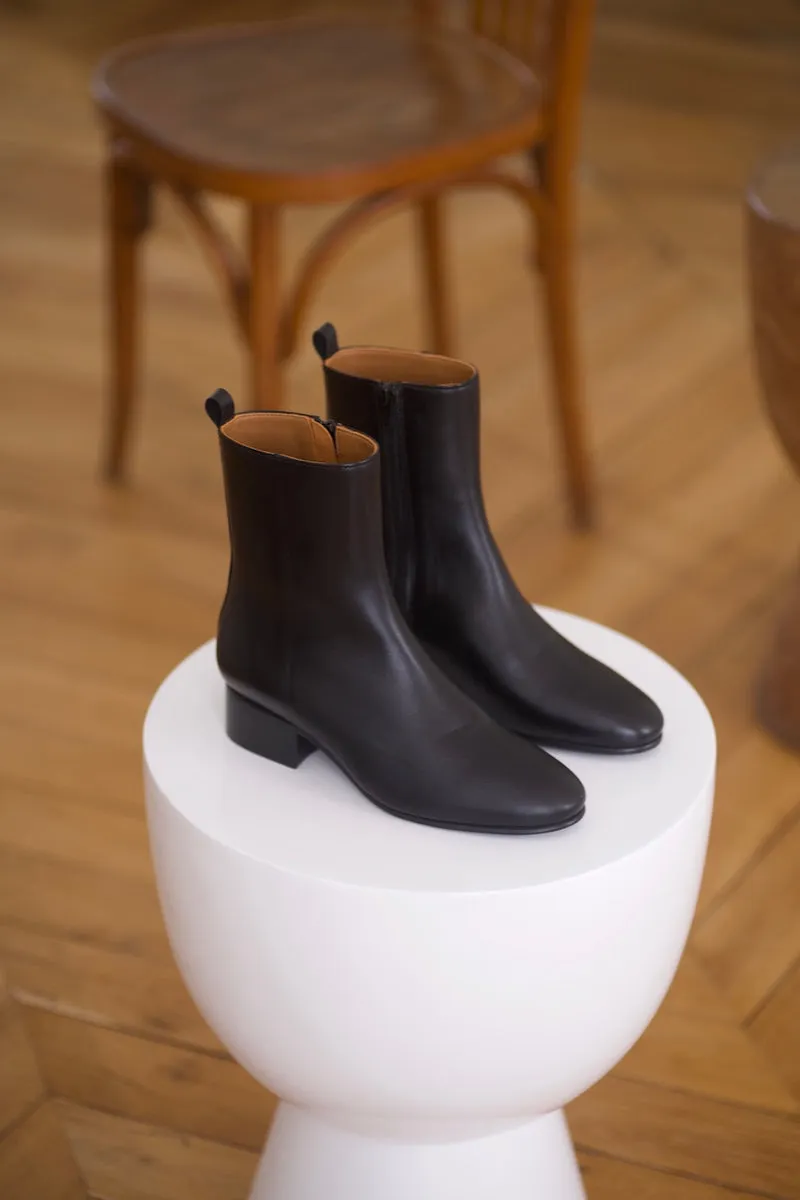 Annie Boots Calf Black