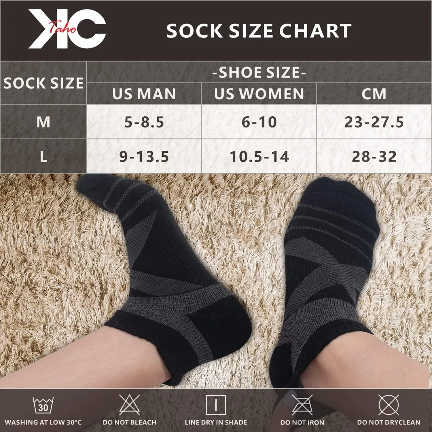 Athletic Ankle Socks for Men & Women, Cushioned Compression Arch Support Socks For Running, Golf & Sports (4 Pairs)
