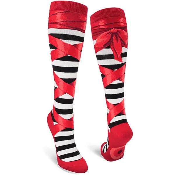 Ballet Slippers Women's Knee High Socks