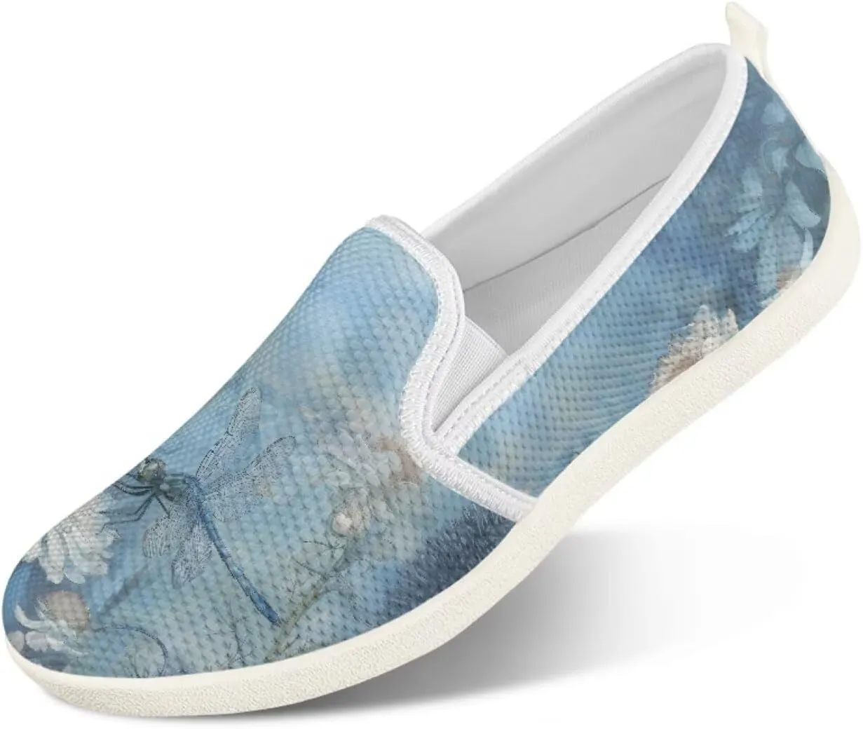Binienty Women's Loafers & Slip-On Soft Golf Tennis Shoes Wide Width Sneakers Stretch Cloth Shoes