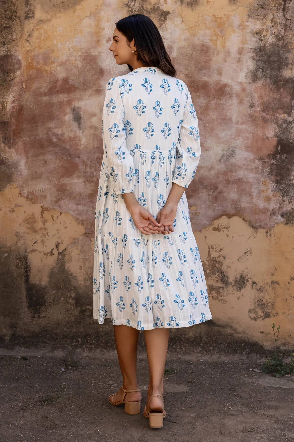 Blue Lilies Dress