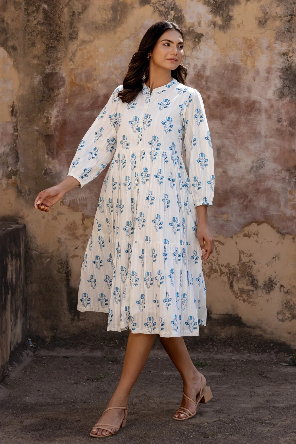Blue Lilies Dress