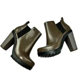 Boots Ankle Heels By Melissa In Brown, Size: 7