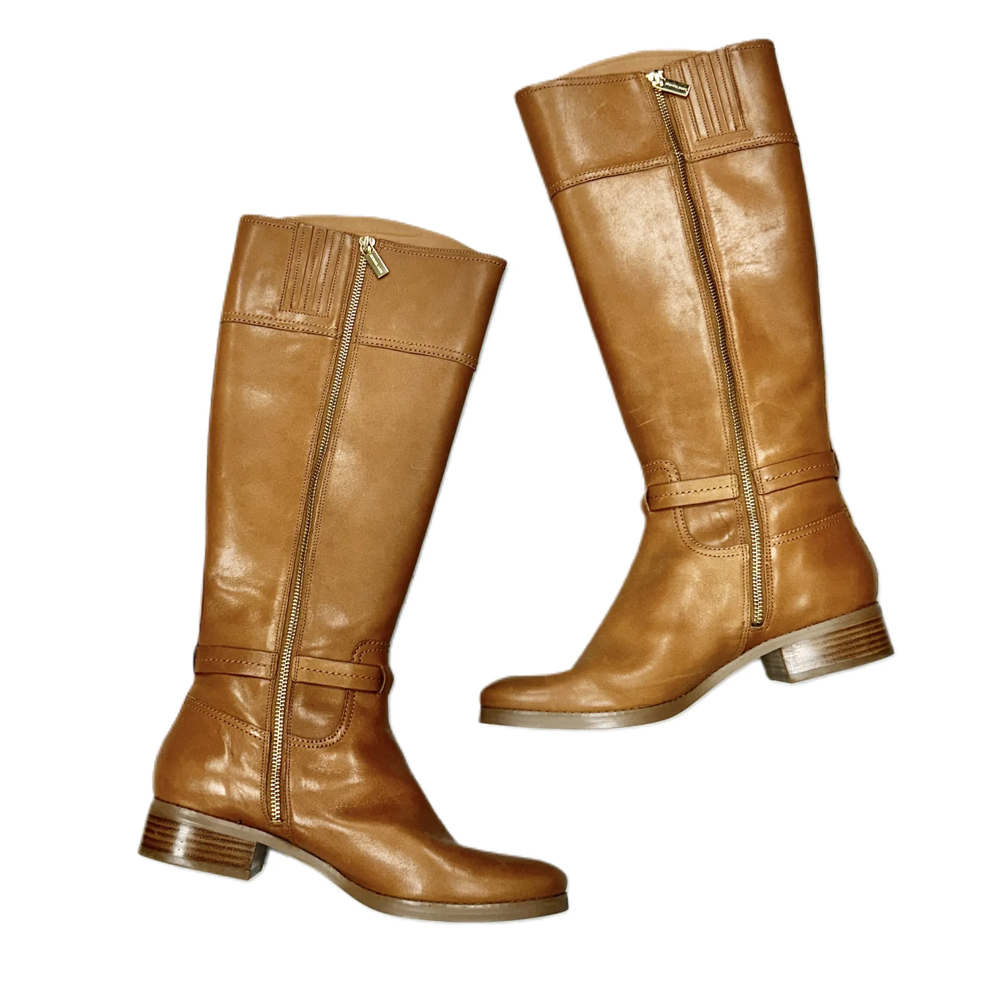 Boots Knee Flats By Michael By Michael Kors In Tan, Size: 10
