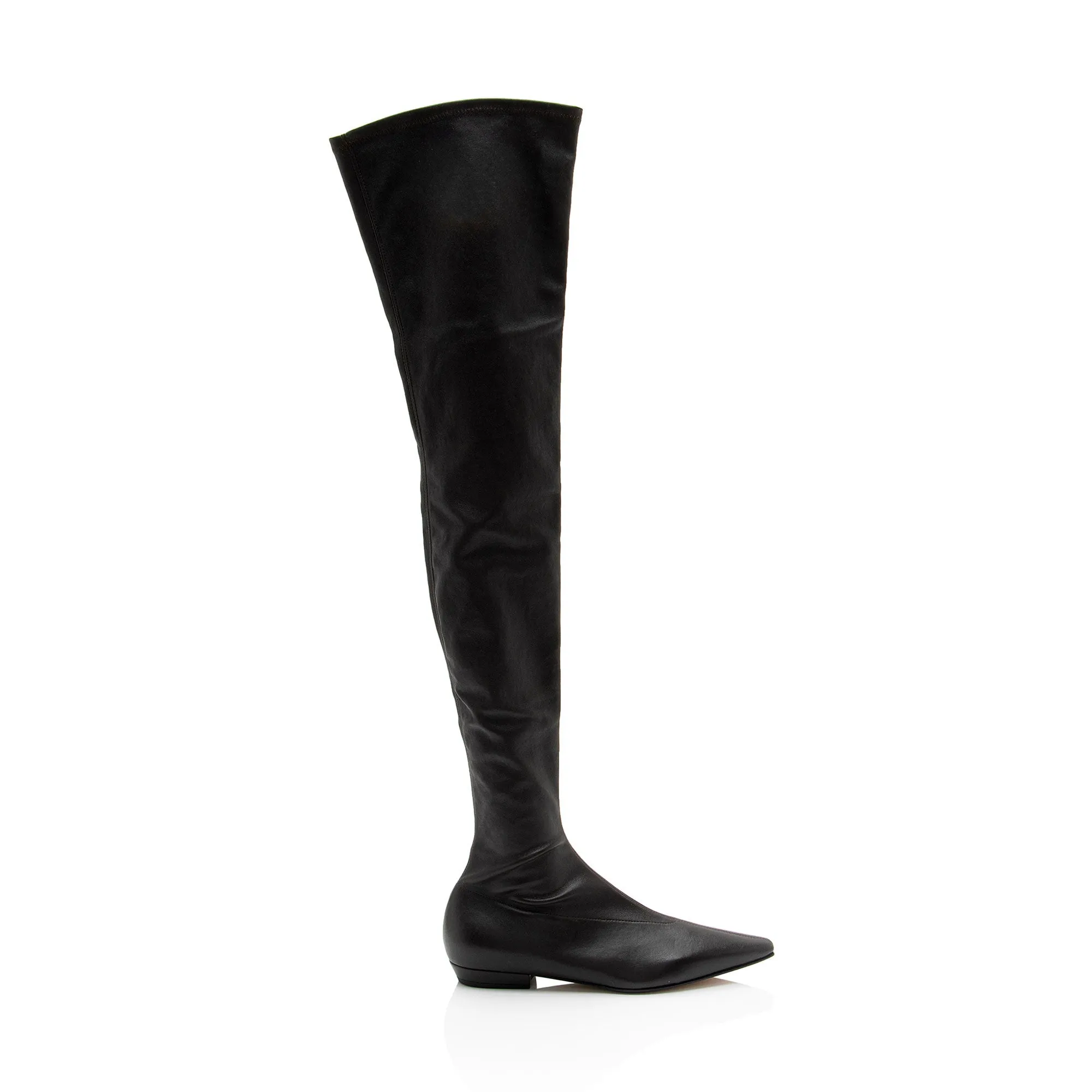 Bottega Veneta Leather Over The Knee Boots