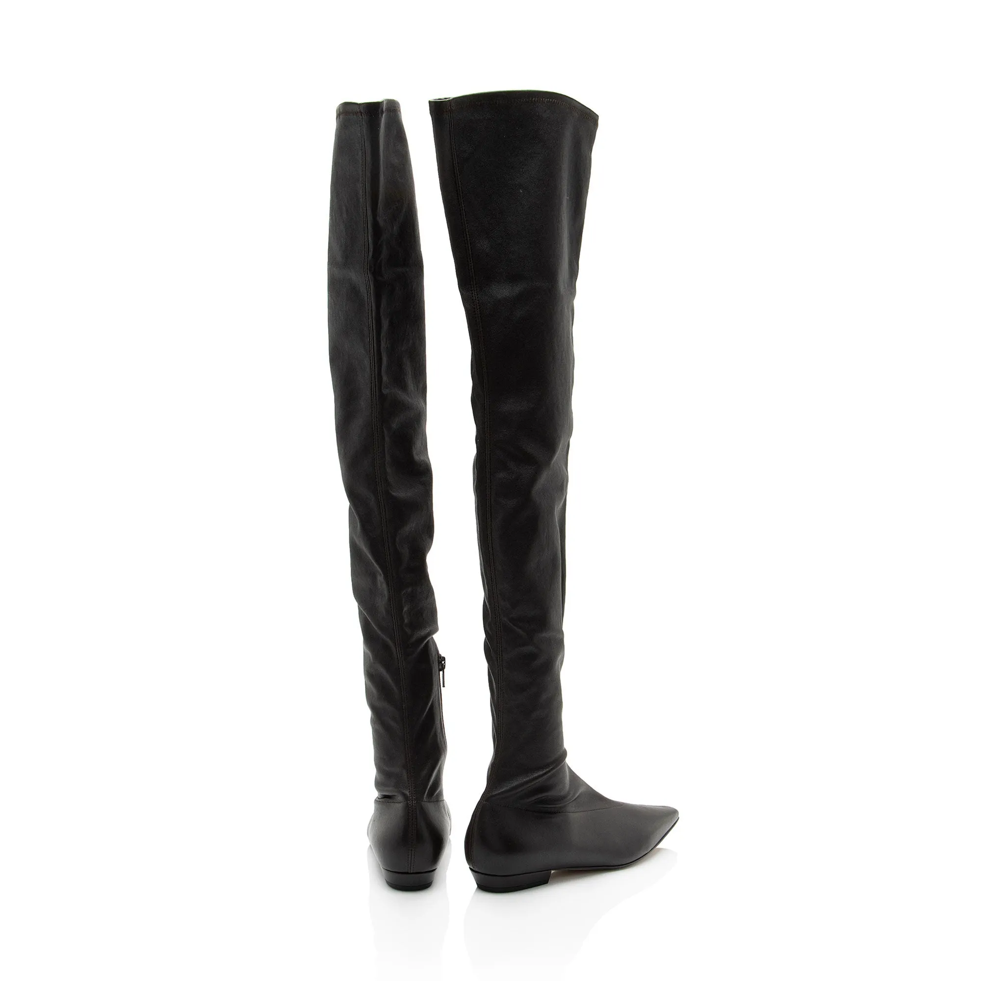 Bottega Veneta Leather Over The Knee Boots