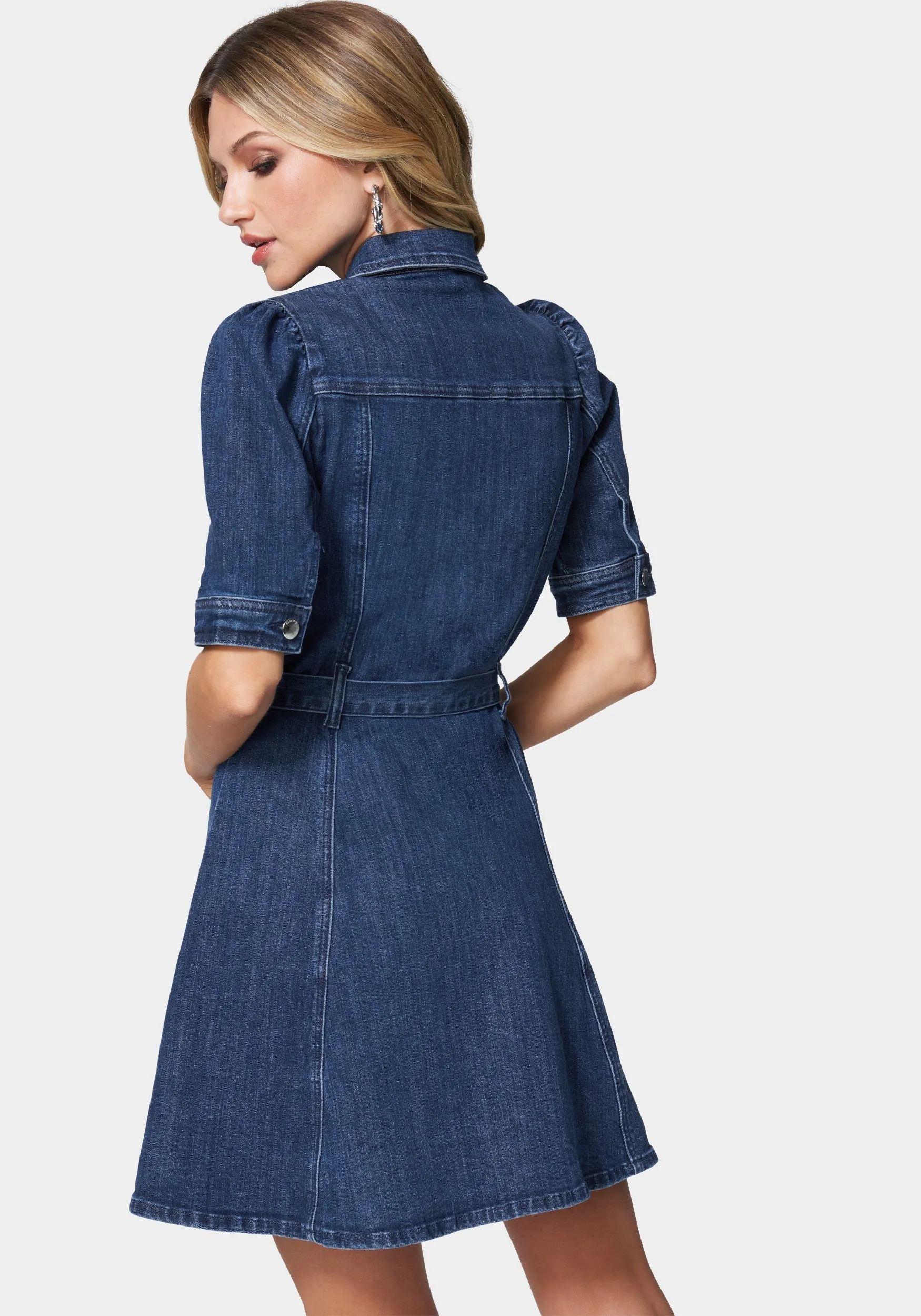 Button Down Denim Dress