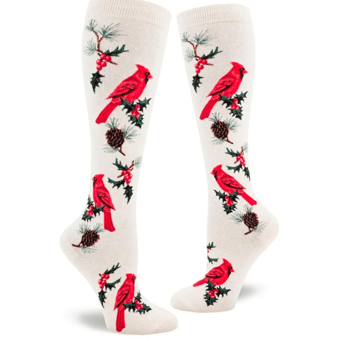 Cardinal Women's Knee High Socks