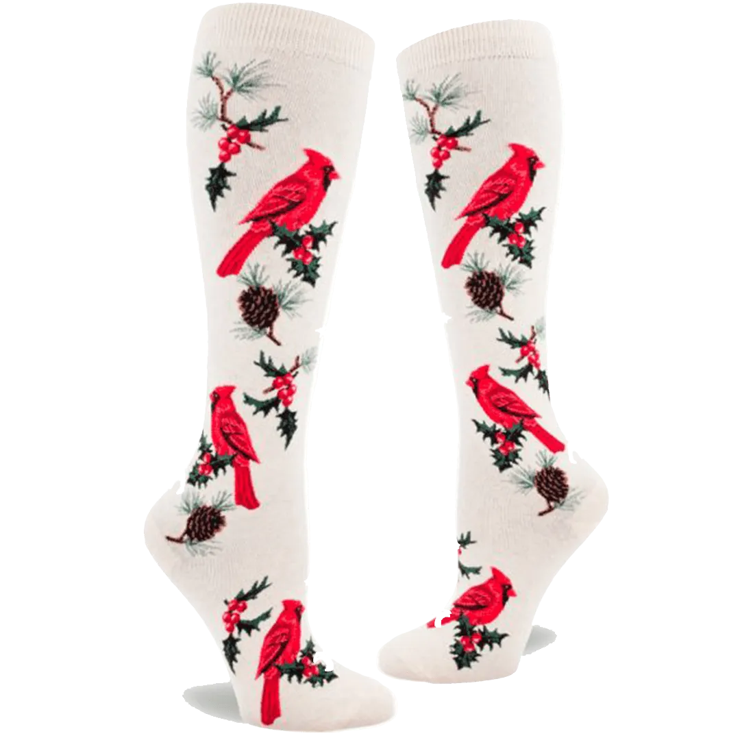 Cardinal Women's Knee High Socks
