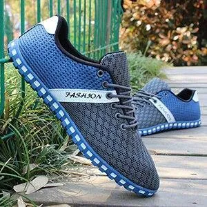 Casual Men Spring Air Mesh Fabric Cloth Loafers Leisure Canvas Shoe