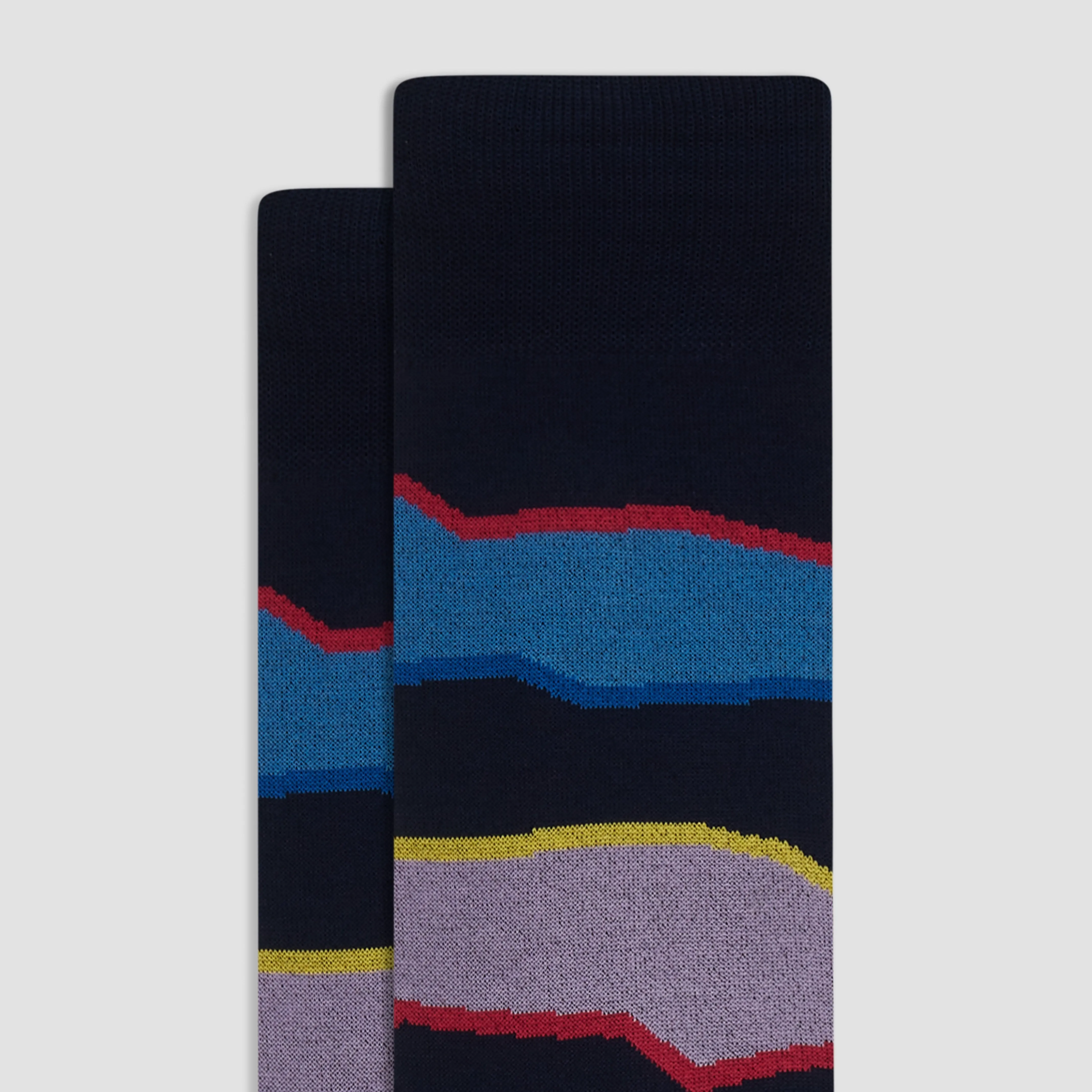 Color Block Mid-Calf Socks