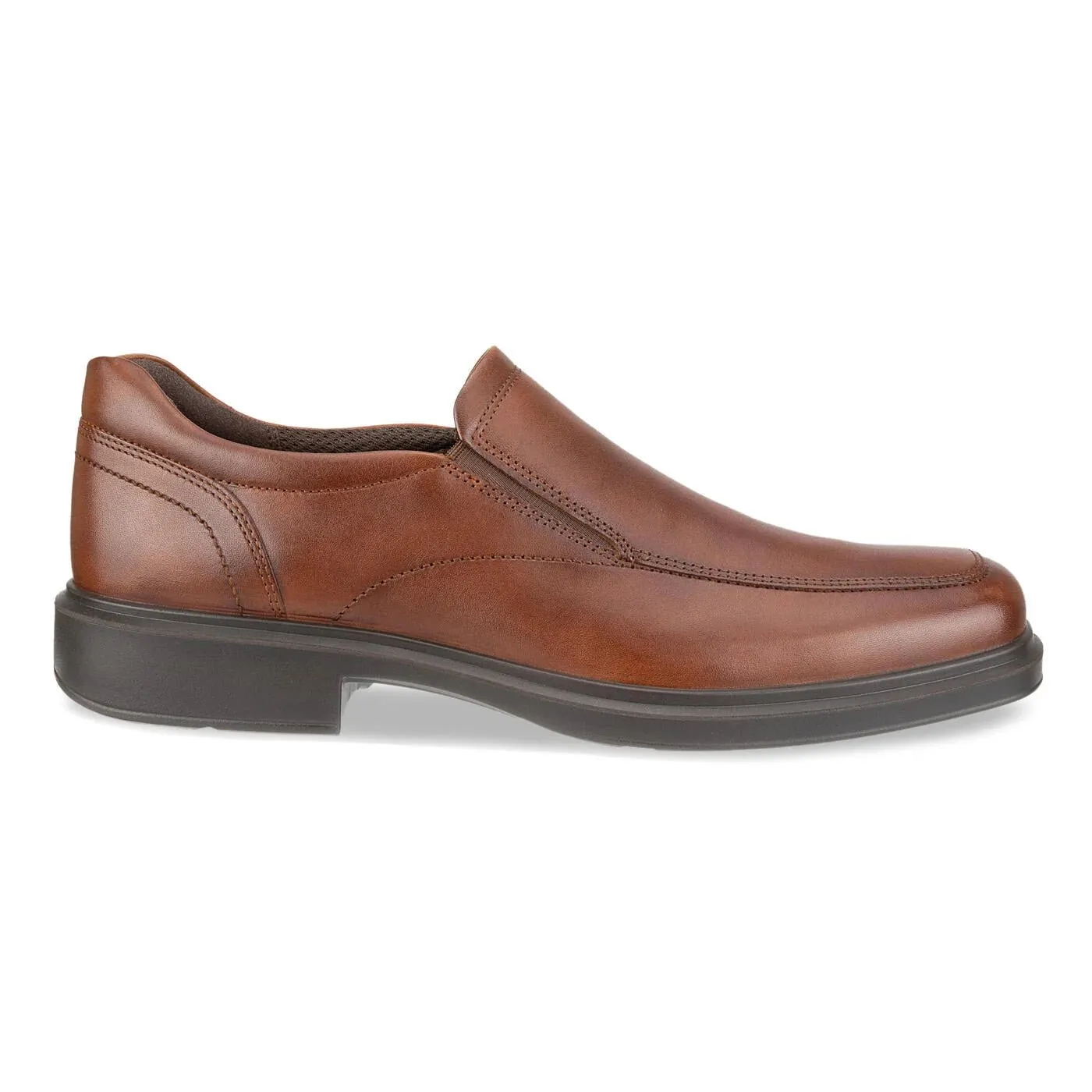 Ecco Helsinki 2 Mens Slip-On Shoes in Cognac Brown