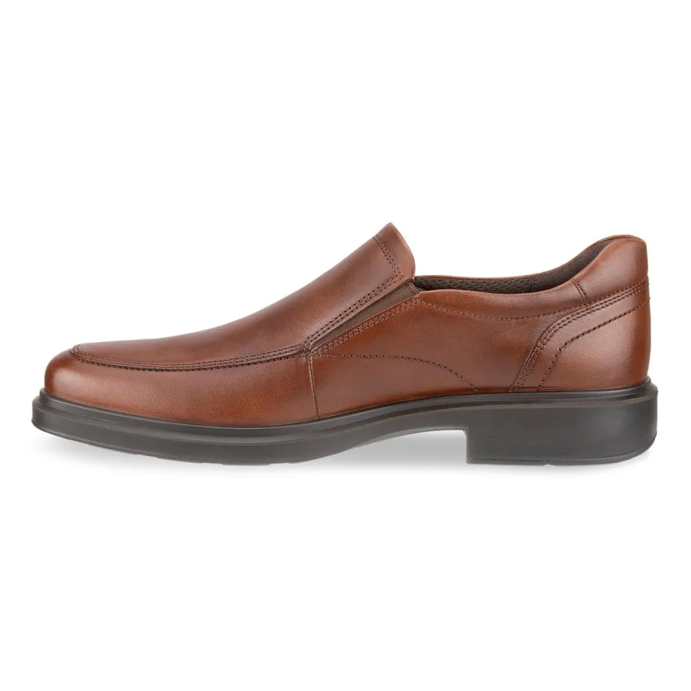 Ecco Helsinki 2 Mens Slip-On Shoes in Cognac Brown