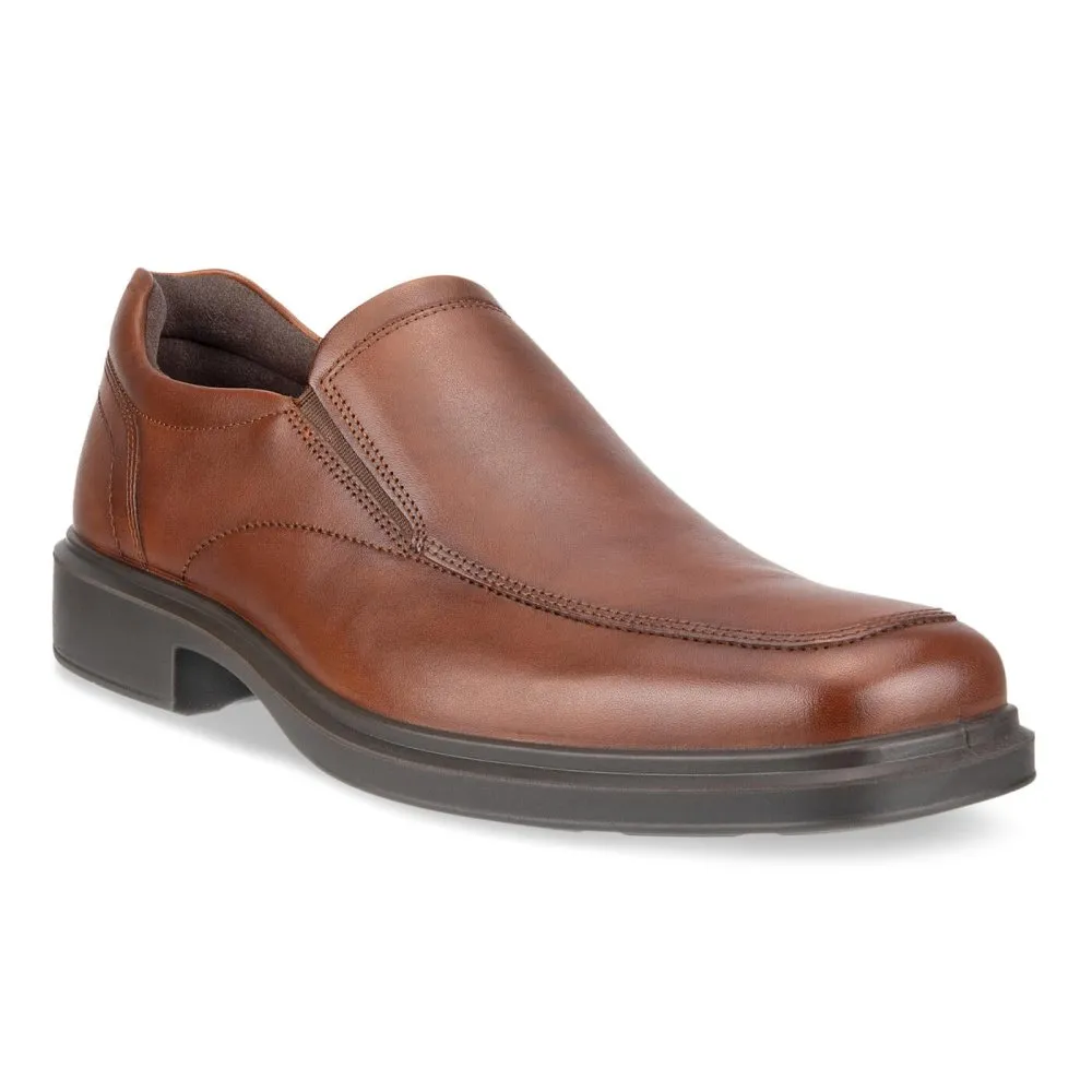 Ecco Helsinki 2 Mens Slip-On Shoes in Cognac Brown