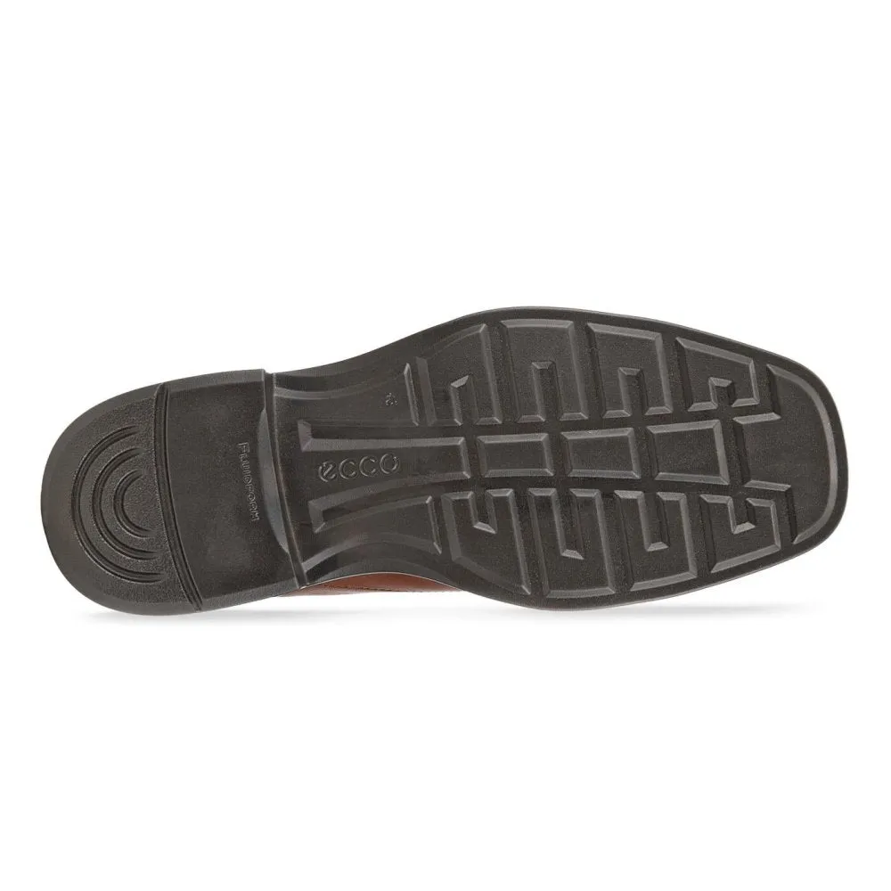 Ecco Helsinki 2 Mens Slip-On Shoes in Cognac Brown