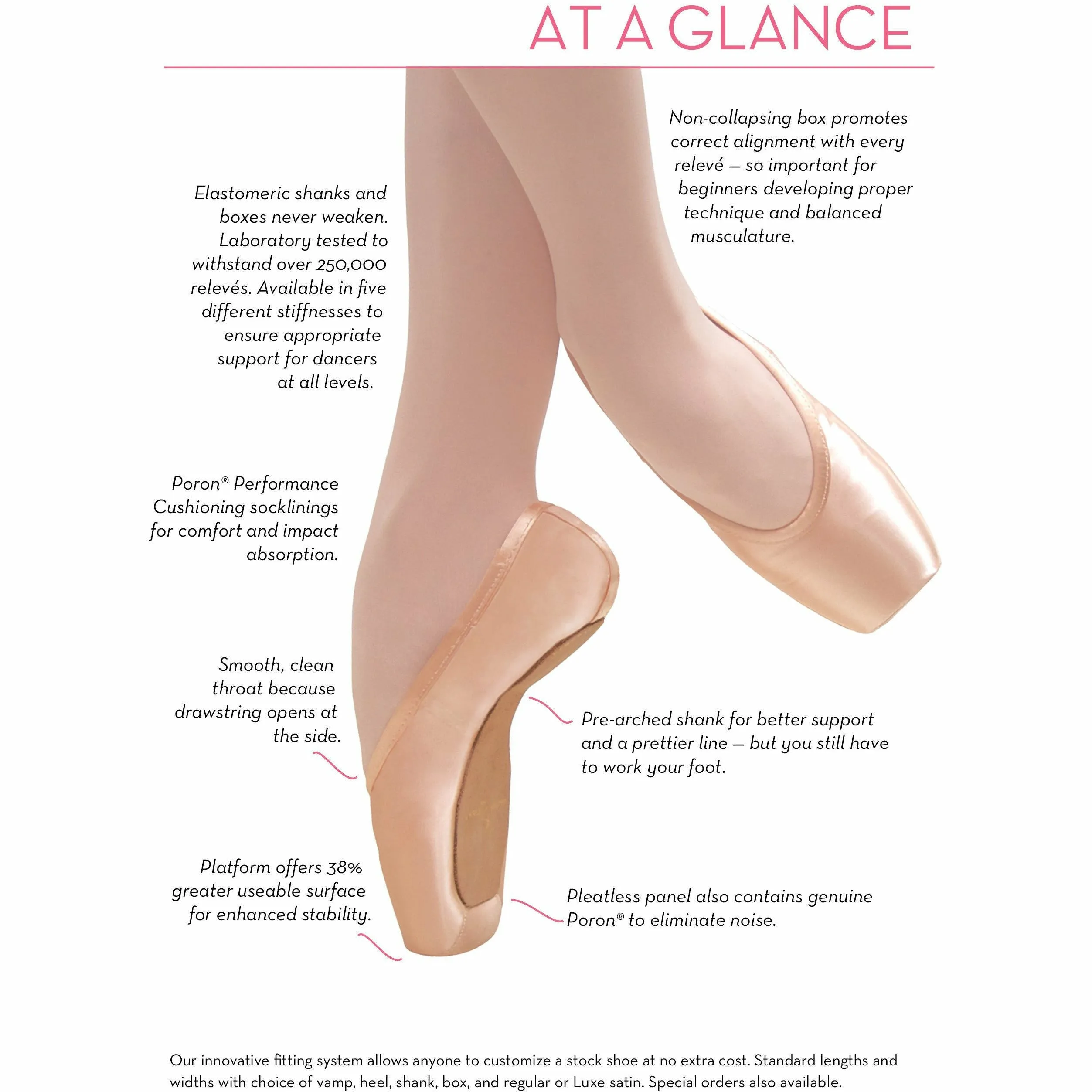 Extra Flex Pointe Shoes - Wide