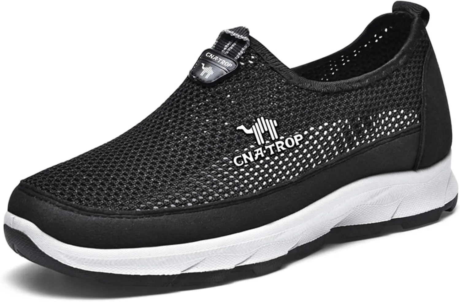 FAIRSOMA Men's Slip-on Breathable Mesh Walking Loafers,Summer Comfortable Non-Slip Loafers Fashion Outdoor Flats Sneakers Lightweight Soft Driving Casual Travel Boat Tennis Shoes