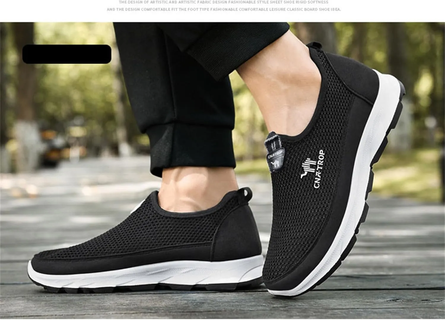 FAIRSOMA Men's Slip-on Breathable Mesh Walking Loafers,Summer Comfortable Non-Slip Loafers Fashion Outdoor Flats Sneakers Lightweight Soft Driving Casual Travel Boat Tennis Shoes