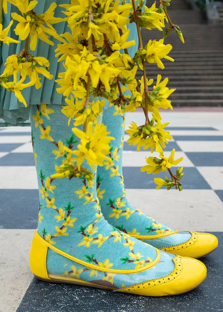 Forsythia Knee Socks