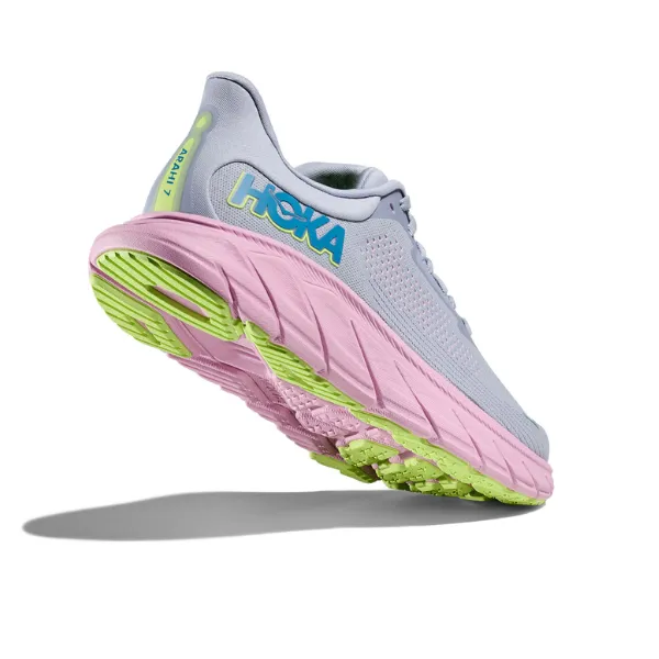 HOKA Women's Arahi 7 Wide Grey/Pink