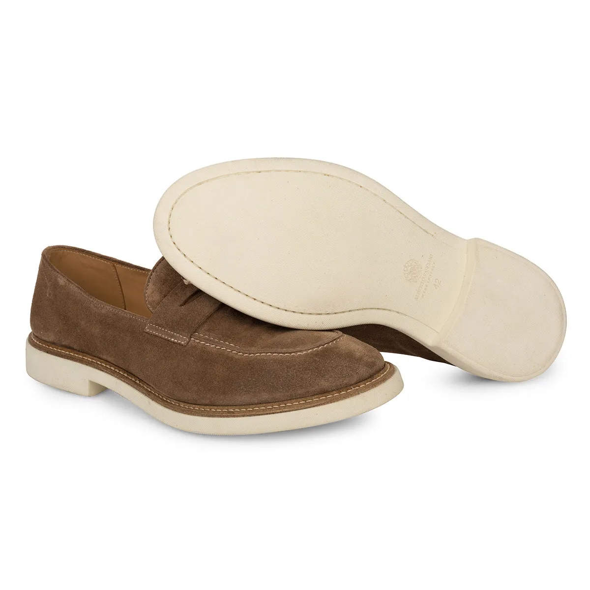 HOMER 89026 - Premium Tobacco-Colored Classic Loafer for Men