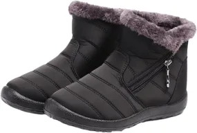 Lausiuoe Boots For Women Ankle Booties Flat Short Booties Ladies Western Casual Dressy Elegant Wide Width Boot Pull-On