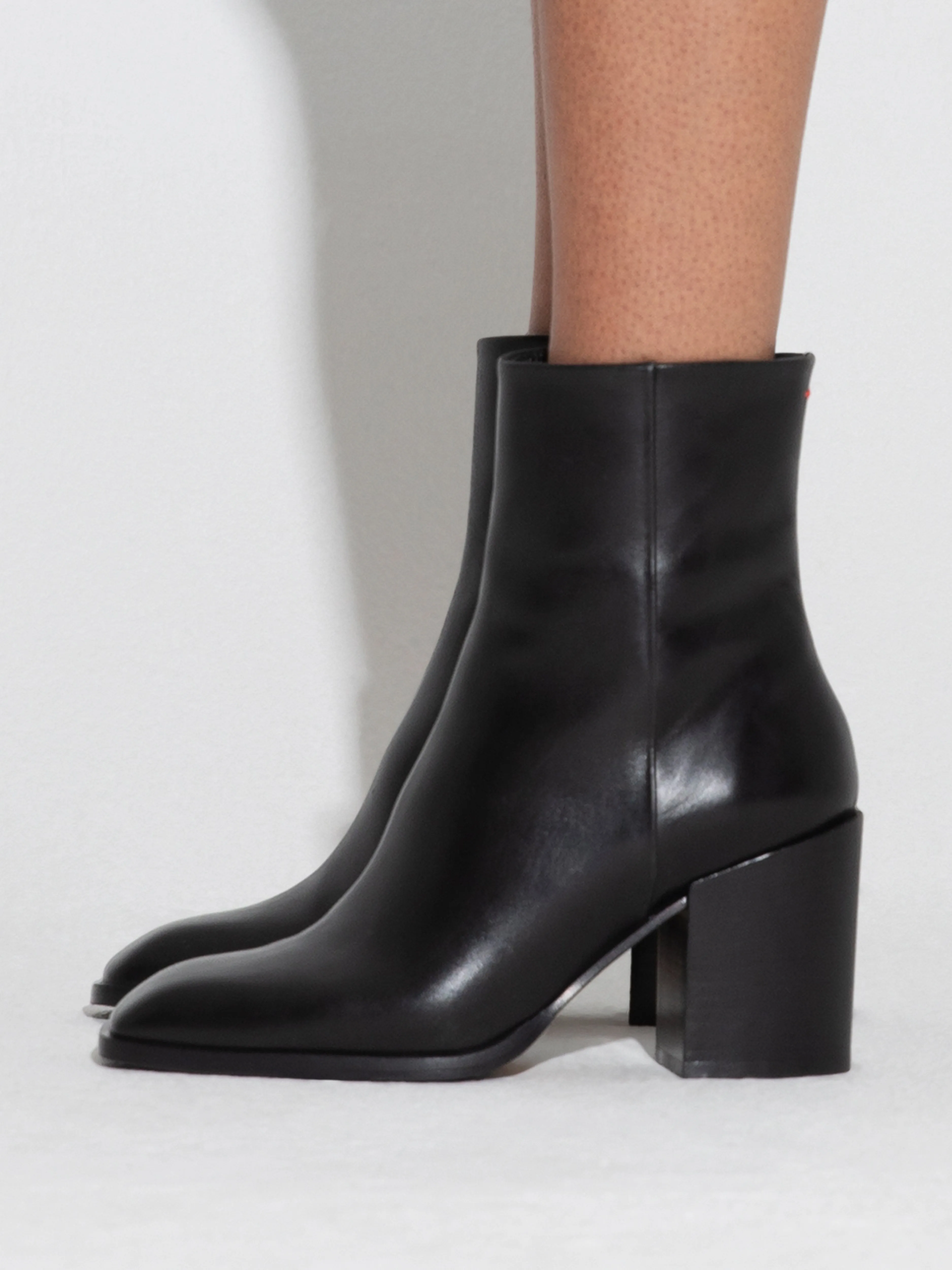Leandra Leather Ankle Boots