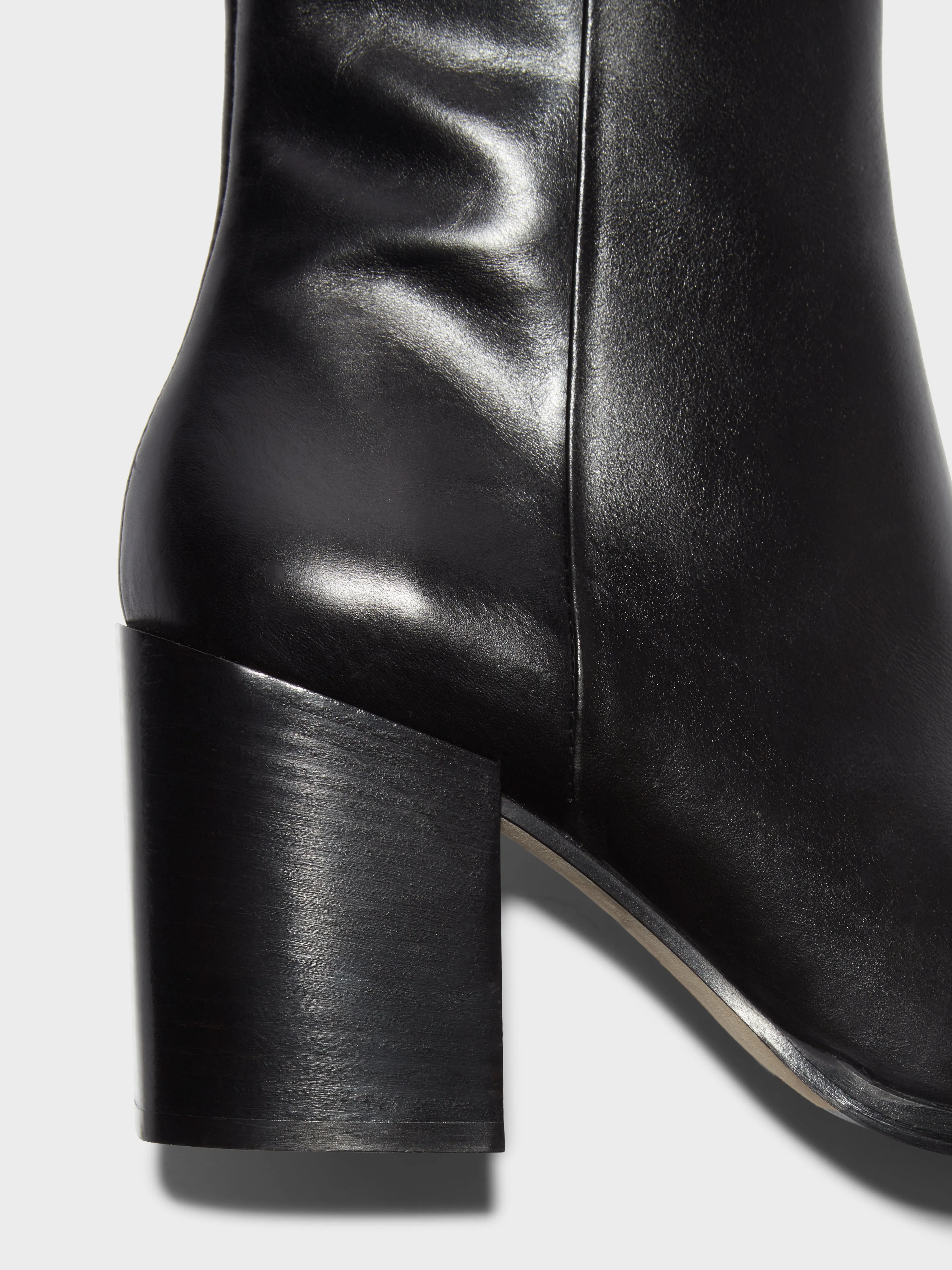 Leandra Leather Ankle Boots