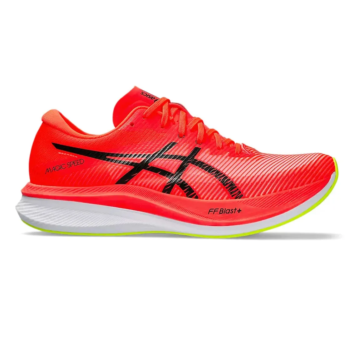 Here is an optimized title with modifiers for the product:

Mens ASICS Magic Speed 3 Running Shoes - Lightweight, Breathable, High-Performance Athletic Footwear

This title includes descriptive modifiers that highlight key features of the product.