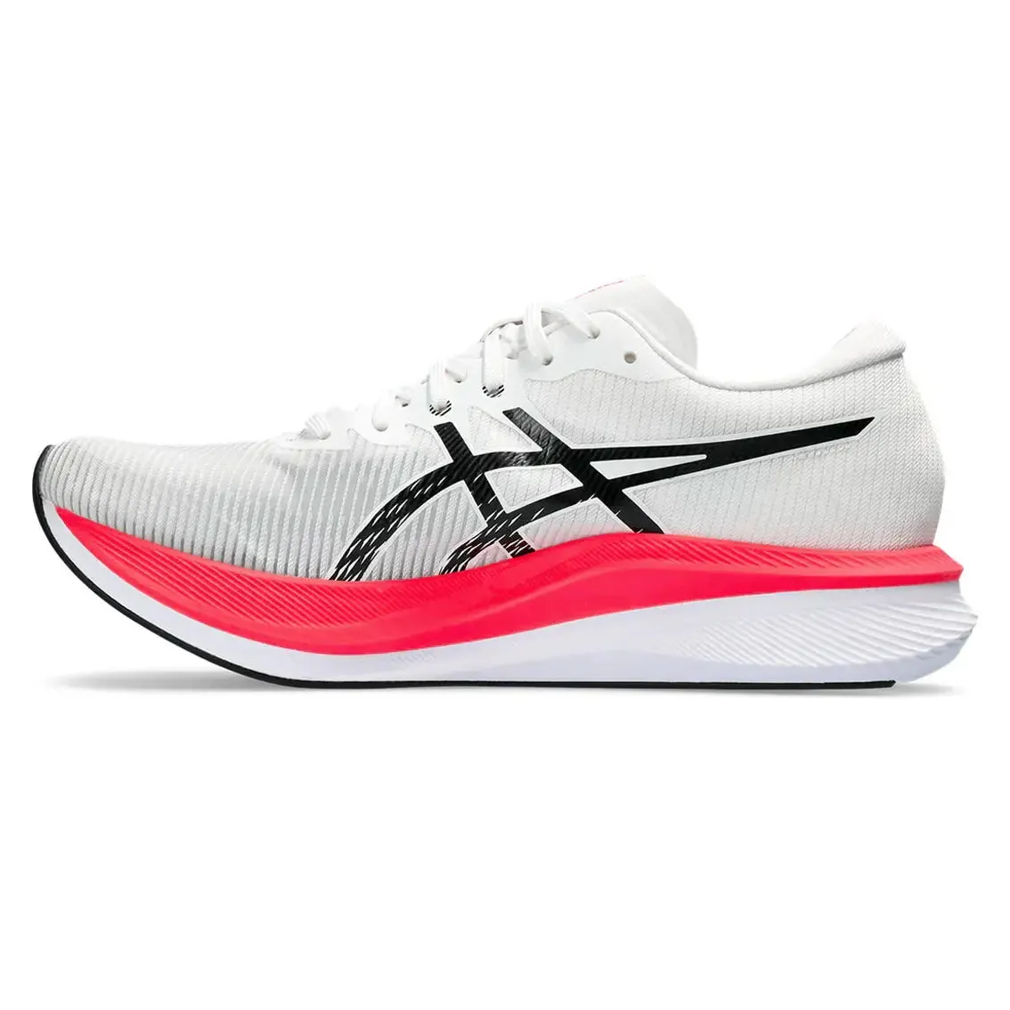 Here is an optimized title with modifiers for the product:

Mens ASICS Magic Speed 3 Running Shoes - Lightweight, Breathable, High-Performance Athletic Footwear

This title includes descriptive modifiers that highlight key features of the product.
