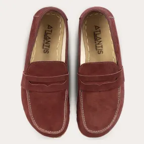 Men's Burgundy Penny Loafers