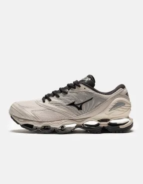 Optimized Title: Mizuno Silver Cloud Black Opal Gray Wave Prophecy LS Running Shoes