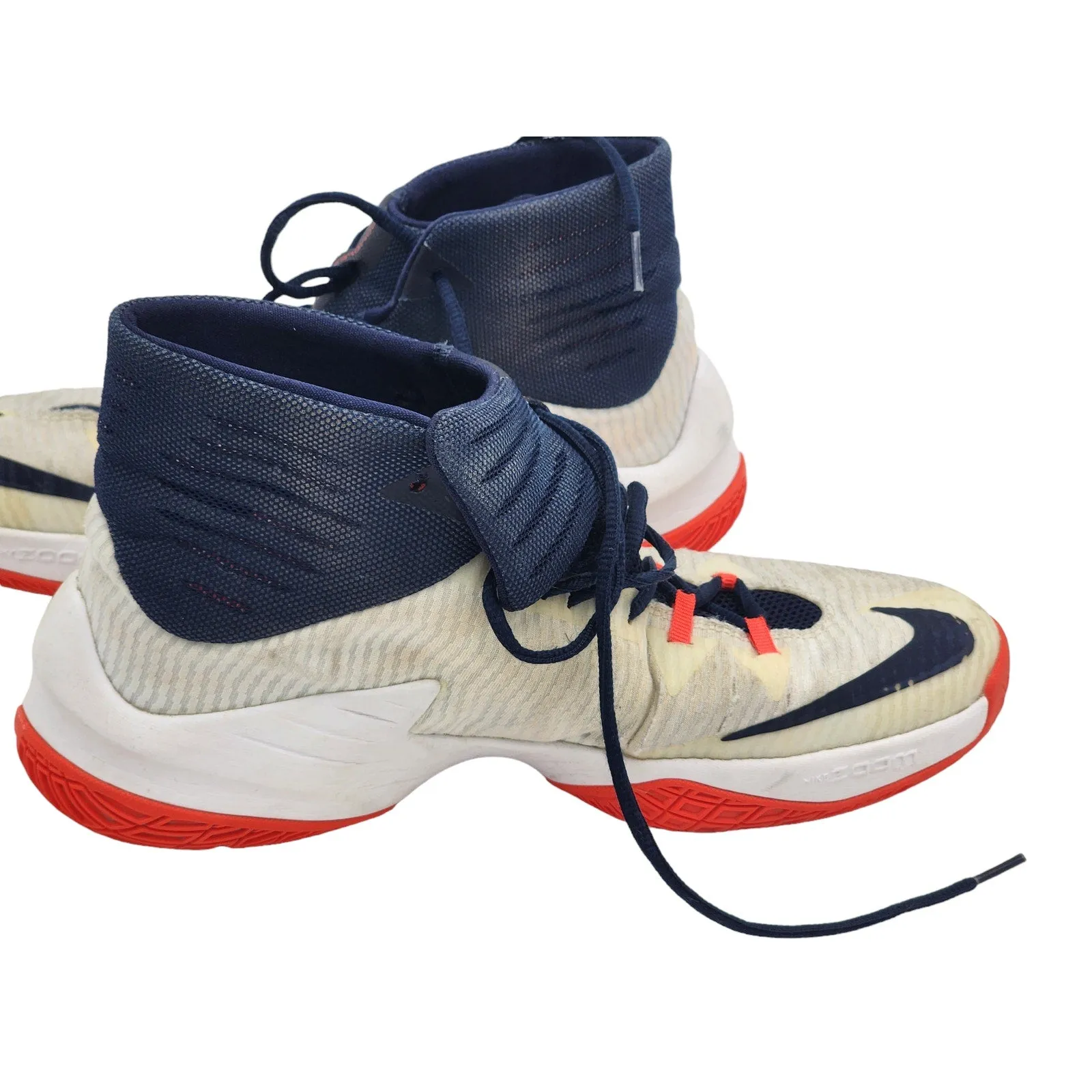 Nike Zoom Clear Out Basketball Shoes Mens Size 11 29cm High Top Sneakers