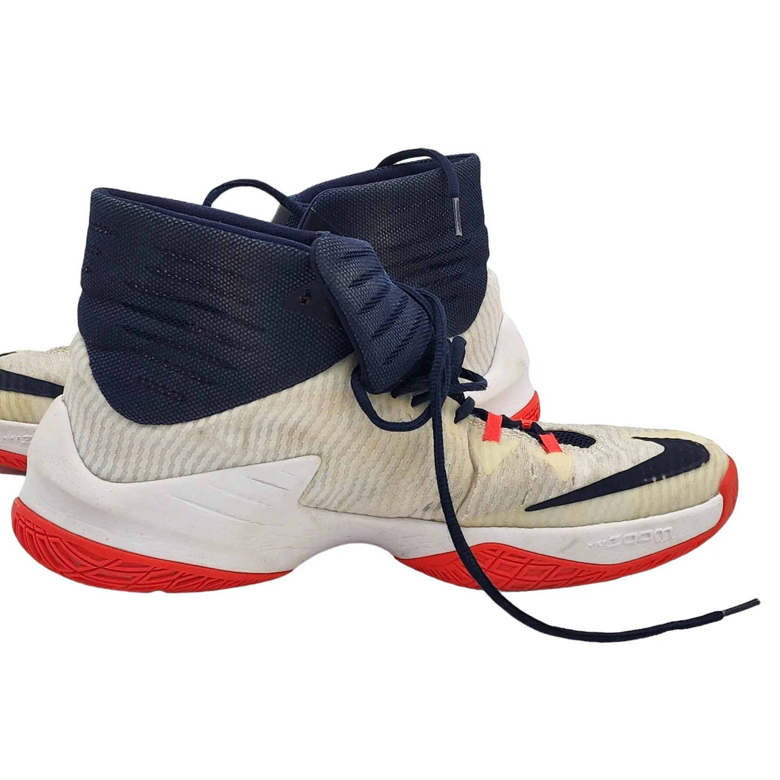 Nike Zoom Clear Out Basketball Shoes Mens Size 11 29cm High Top Sneakers