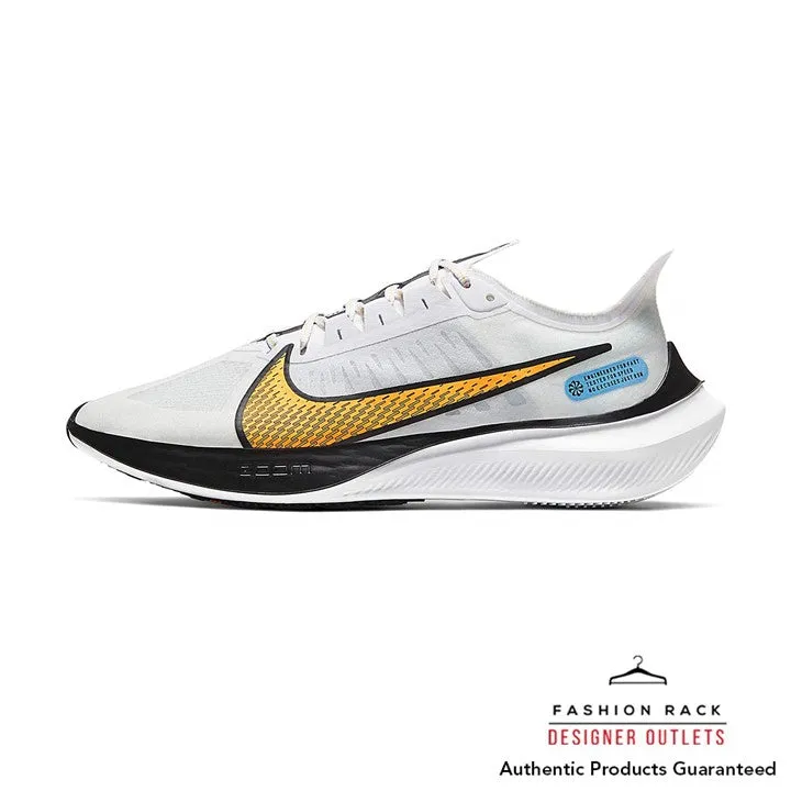 Mens Nike Zoom Gravity Running Shoes - White/Black/University Blue/Laser Orange