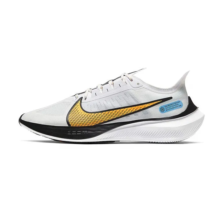 Mens Nike Zoom Gravity Running Shoes - White/Black/University Blue/Laser Orange