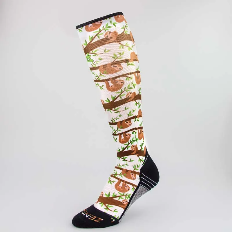 Sloths Compression Socks (Knee-High)