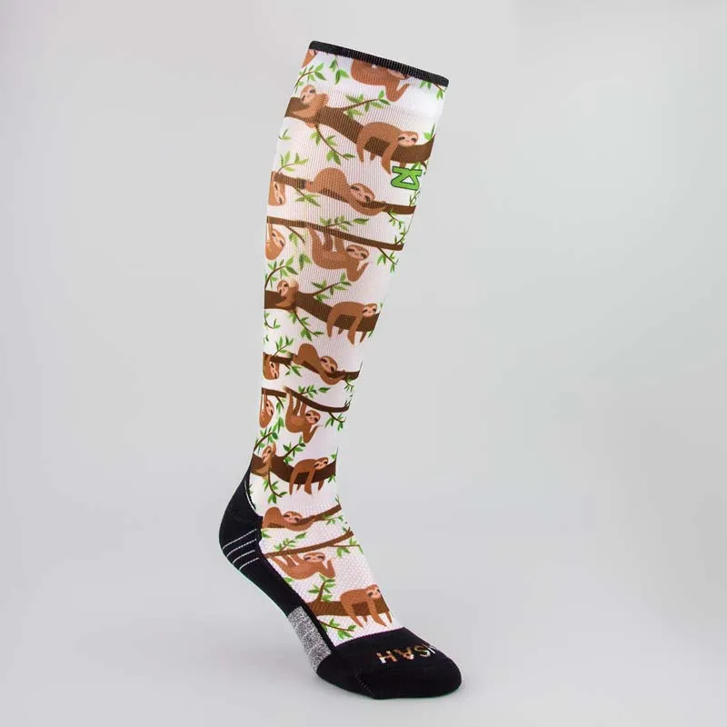 Sloths Compression Socks (Knee-High)