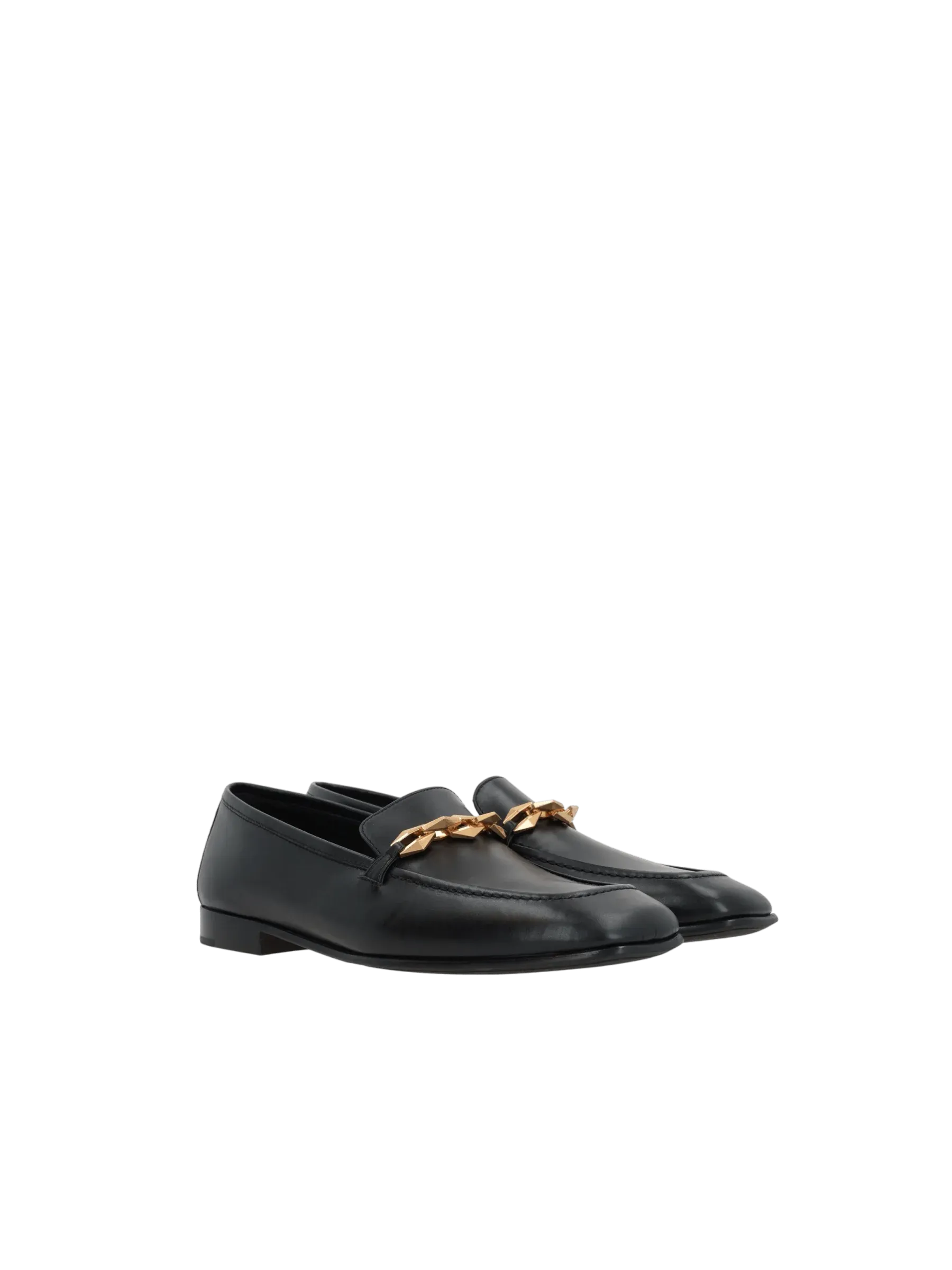 Tilda Diamond Smooth Leather Loafers