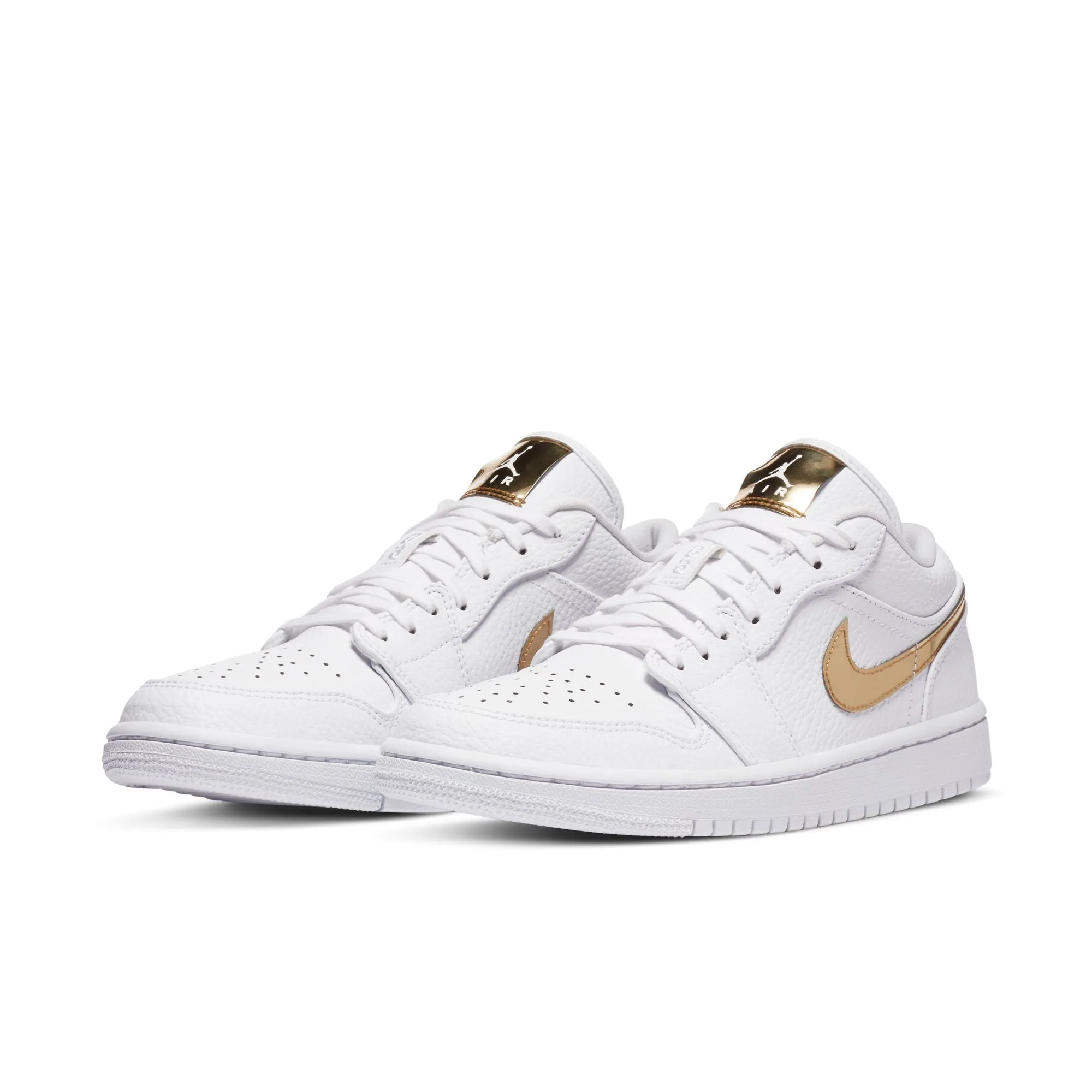 WMNS Air Jordan 1 Low SE (White/Metallic Gold/White)
