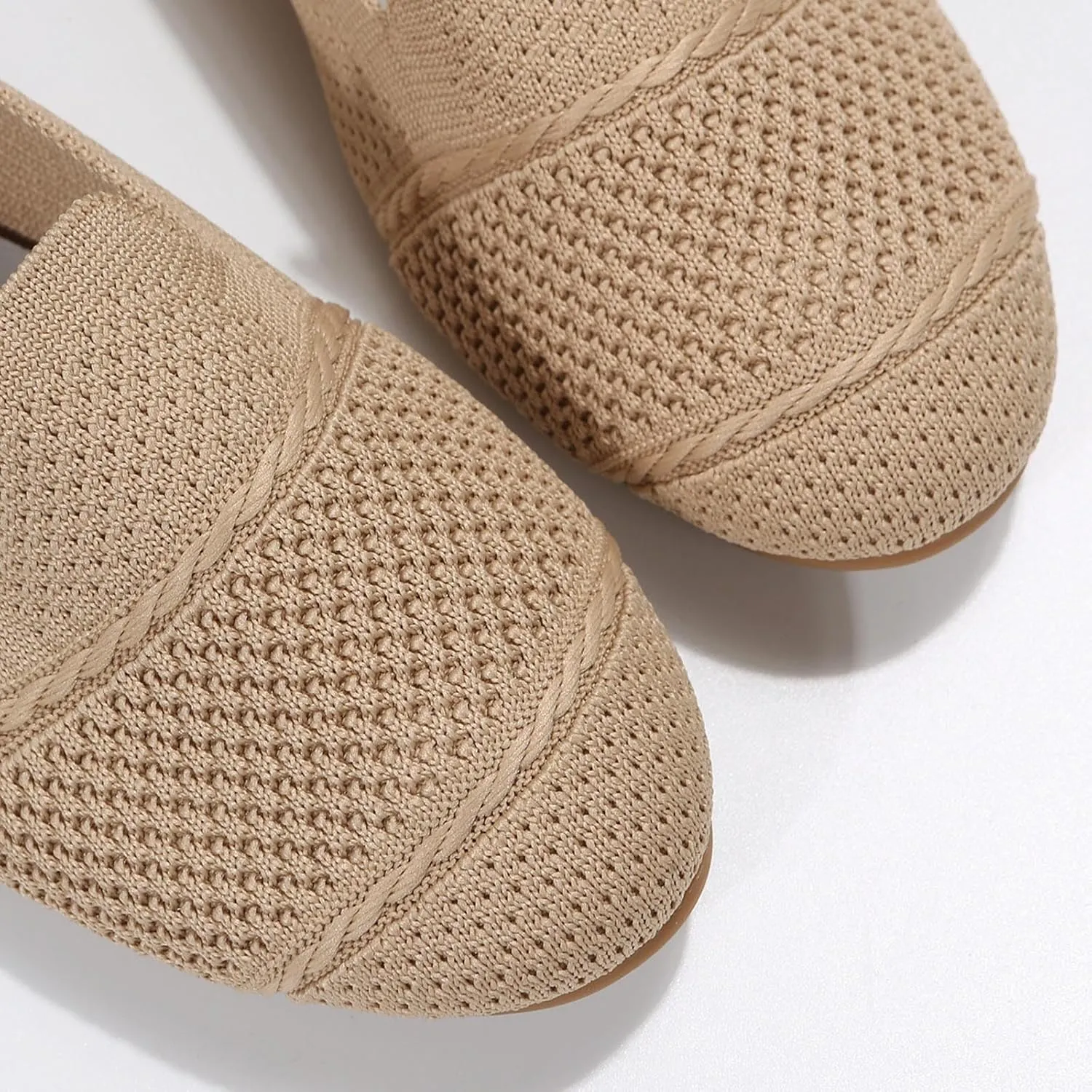 Women's Flats Walking Shoes Breathable Dress Ballet Flat Shoes Comfort Mesh Round Toe Classical Shoes for Work